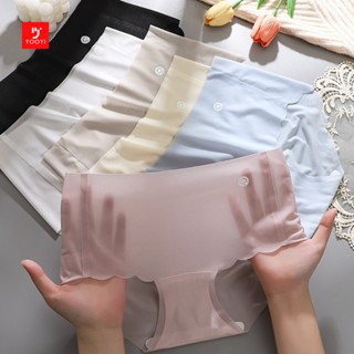 Yooyi [Special Live Zakiya] Celana Dalam Wanita Anti Gerah Semi Transparan Seamless 027