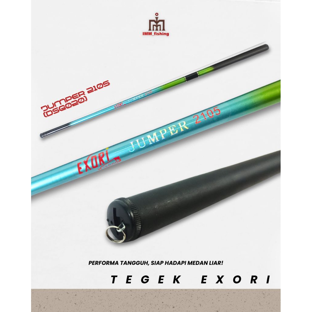 TEGEK EXORI JUMPER | Tongkat Pancing | Fishing Rod