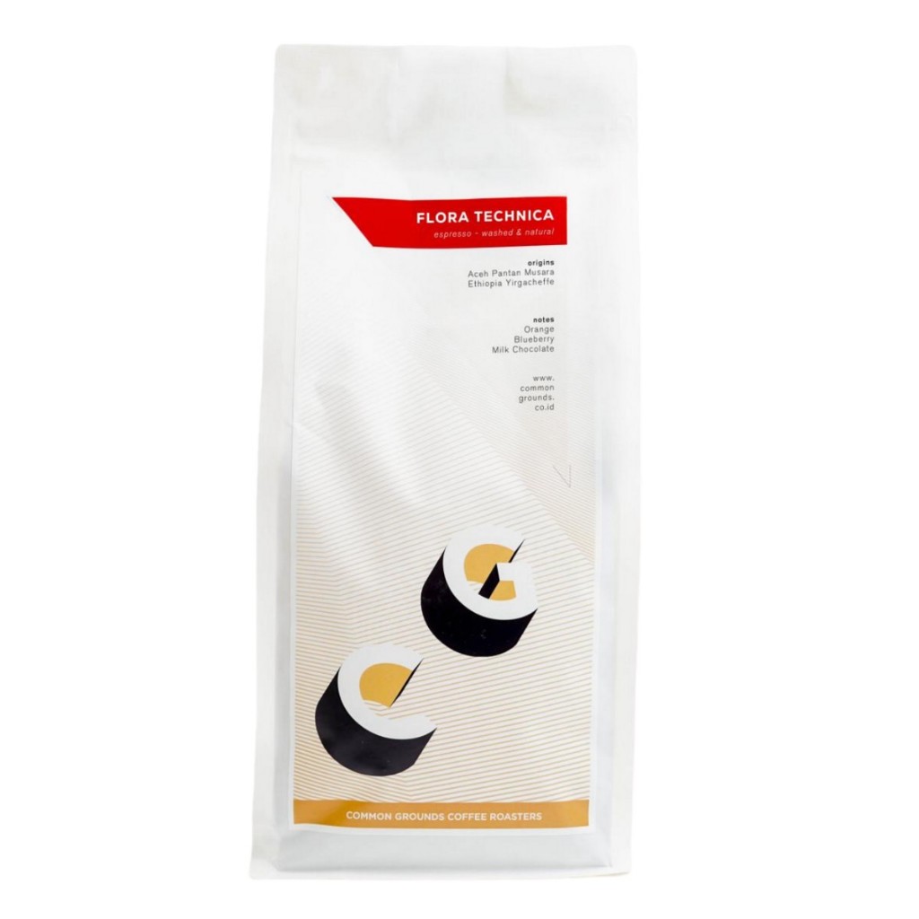 

Common Grounds Espresso Blend Arabica Coffee: Flora Technica 1 KG - Coffee Beans / Biji Kopi