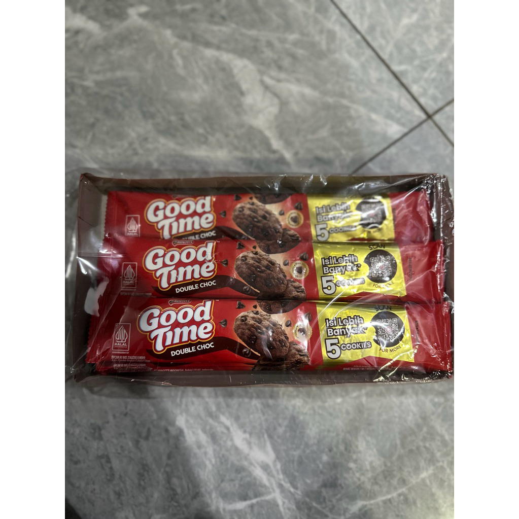 

Goodtime coklat 1box isi 12pc
