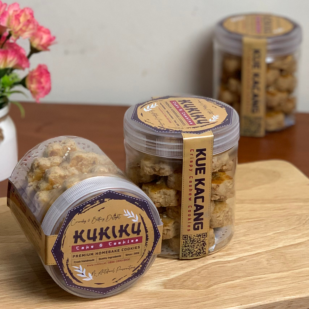 

Kue Kering Kue Kacang Mede Cookies Kukiku Premium Butter Toples 600 ml Free 1 Pouch Meringue Gratis