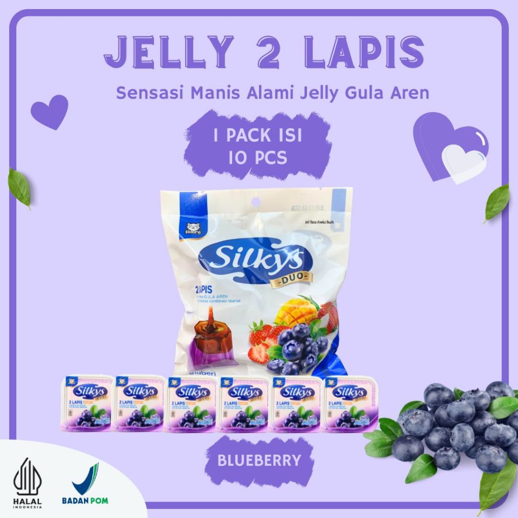 

Silky Puding | Silky Pudding | Puding Silky | Jelly Silky Puding | Silkys Duo Jelly - 1Pack (10Pcs)