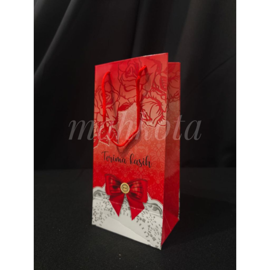 

paperbag terimakasih/paperbag souvenir/goodiebag 10×21×7cm 1 pack 10 pcs