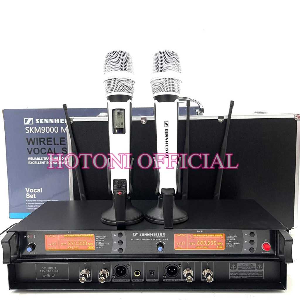 Mic Wireless Sennheiser SKM 9000 MK II Putih Free Koper 2bh Microphone Wireless SKM9000 White Multic