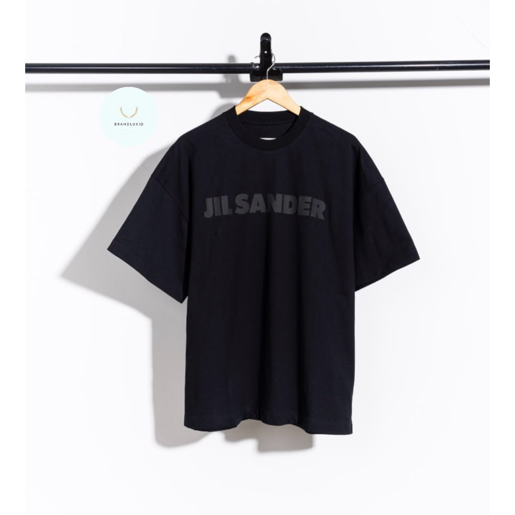 Jil Sander Logo print tshirt Black