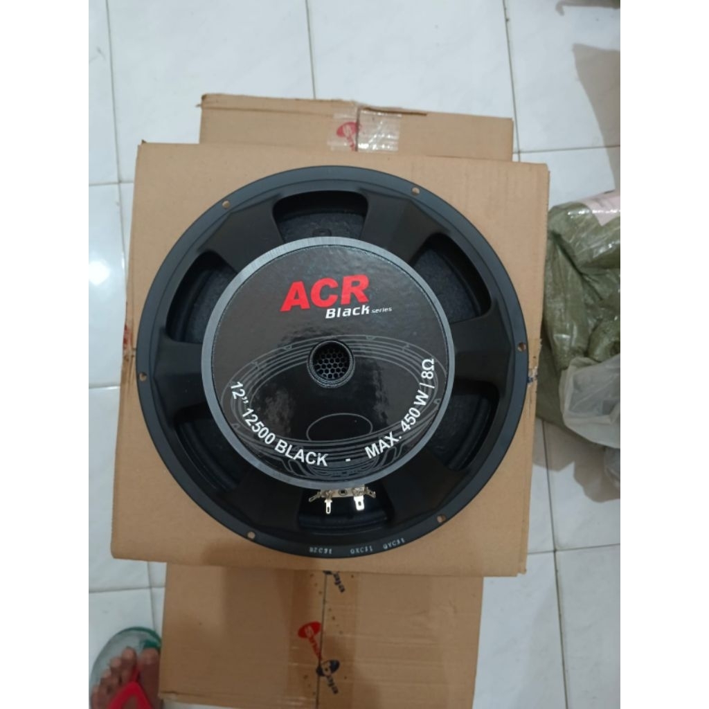 Speaker 12 inch ACR 12500 Black - woofer original 450 watt
