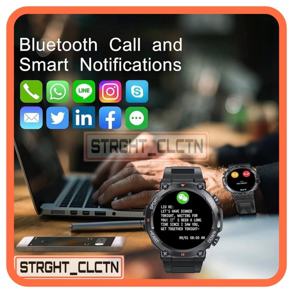 JAM KESEHATAN FD68 ANTI AIR SMARTWATCH 4G WA SMS TLFN MUSIK KAMERA BLUETOOTH NOTIFIKASI BLUETOOTH WA