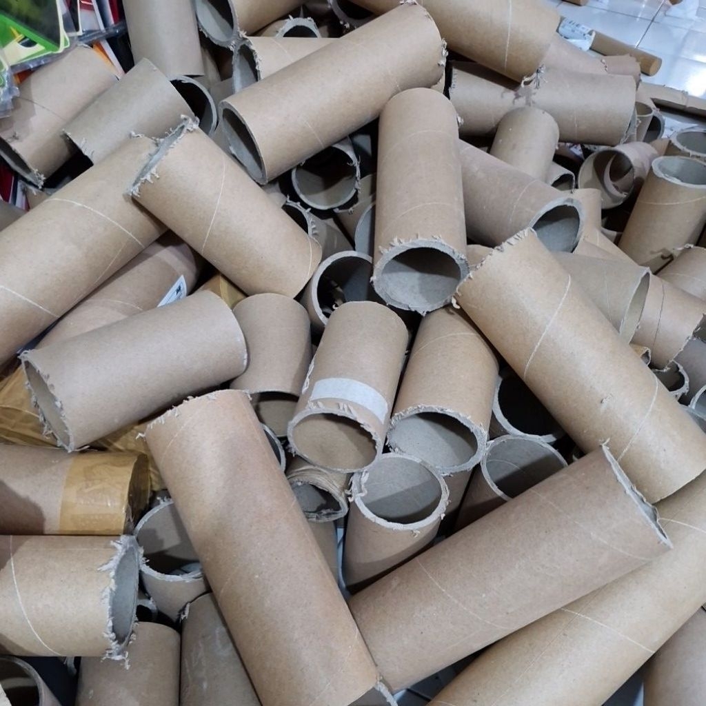 

SELONGSONG PAPPER TUBE ROL DUS TEBAL UNTUK KEMASAN TAMBAHAN KERTAS STIKER