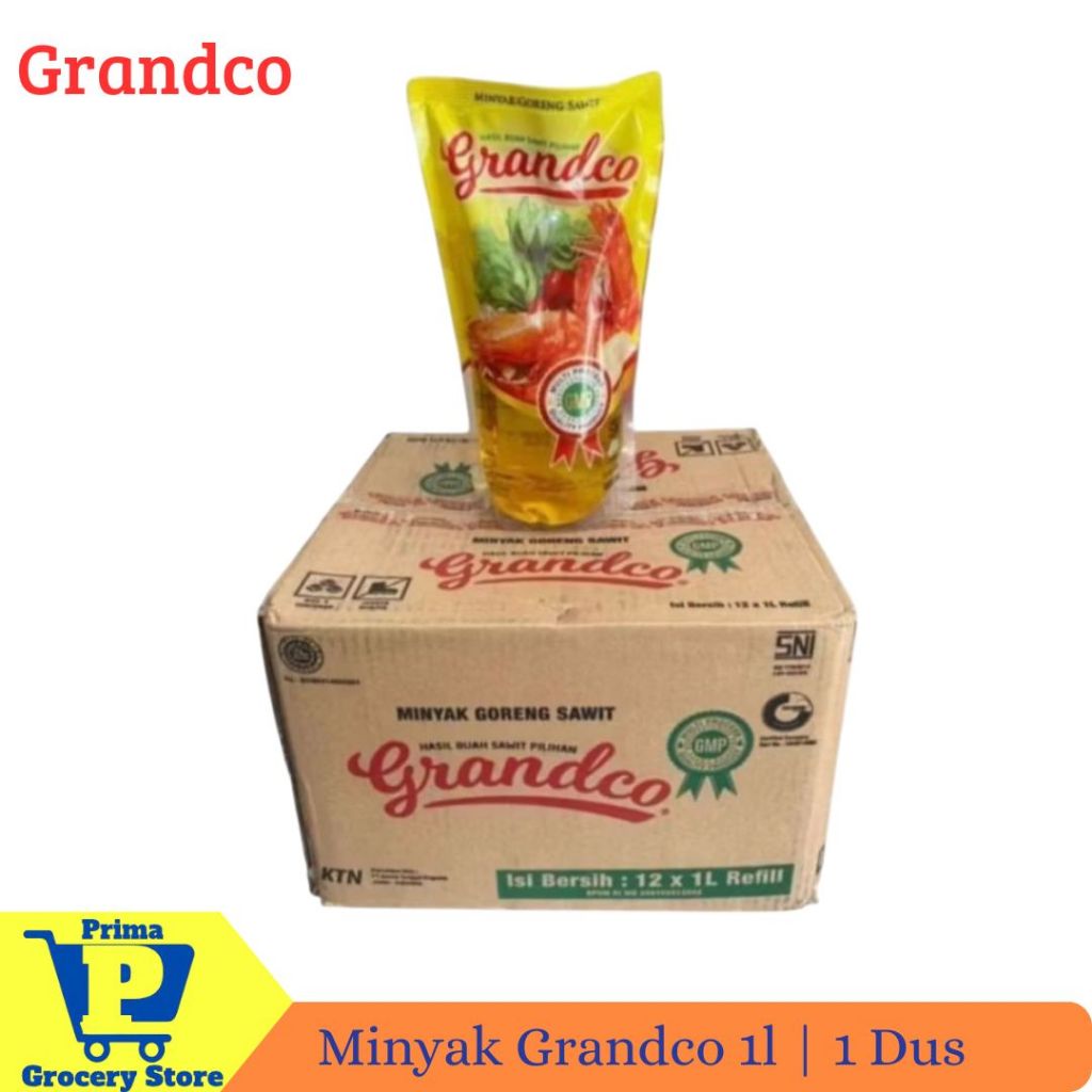 

Minyak Goreng Grandco 1 Liter | 1 Karton 12 Pcs