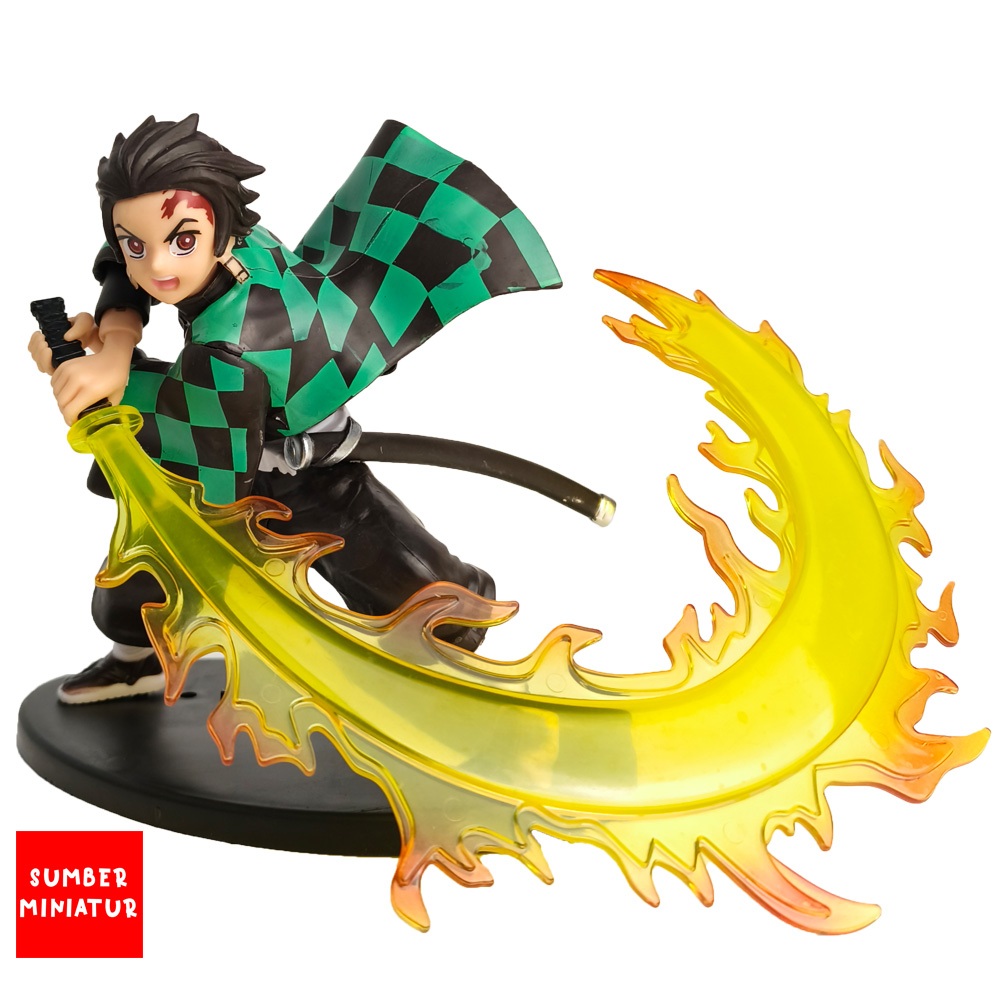 Figure Mainan Kimetsu no Yaiba Demon Slayer Kamado Tanjiro Hinokami Kagura