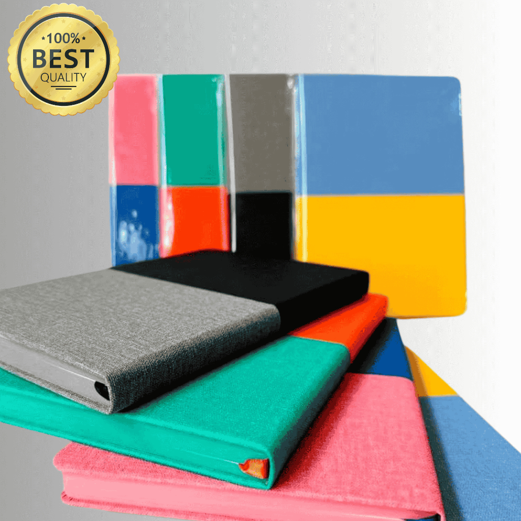 

Notebook Kulit A5 Tebal – Custom Nama | Buku Tulis / Agenda Dua Warna