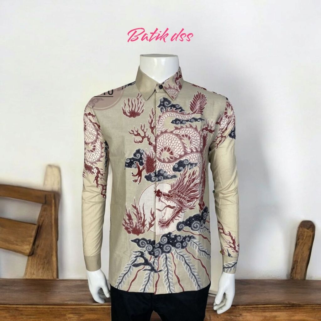 BATIK DSS kemeja batik lengan panjang motif nogo sosro