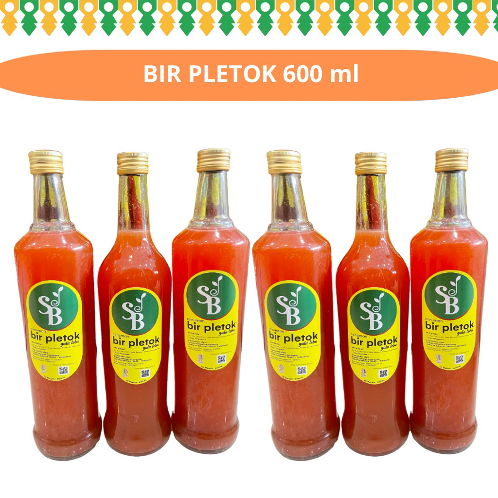 

Bir Pletok SB Gula tebu 600ml 100% halal | non alkohol