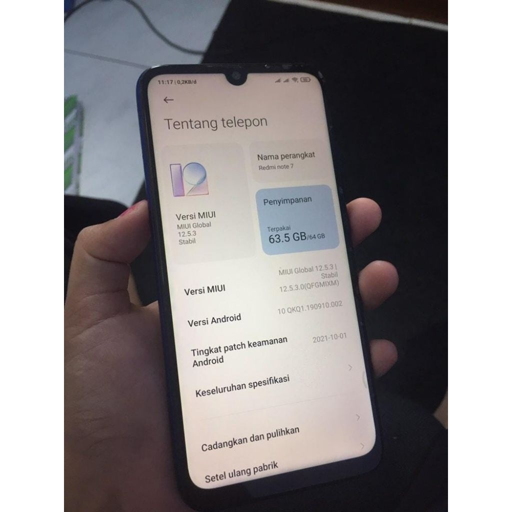 REDMI NOTE 7 SECOND RAM 4/64 // REDMI NOTE 7 // XIAOMI NOTE 7 RESMI TAM