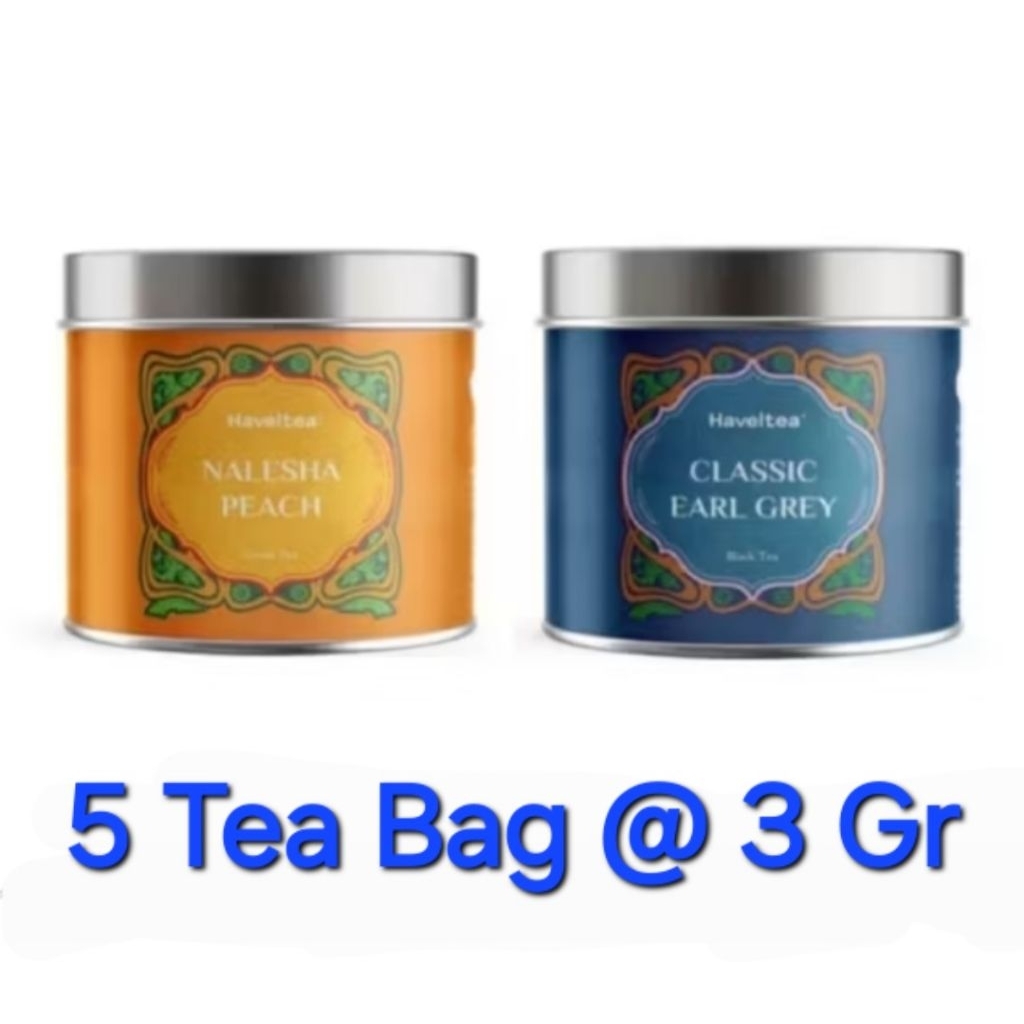 

Haveltea Classic Earl Grey / Nalesha Peach 15 Gr (5 tea bag @ 3 Gr)