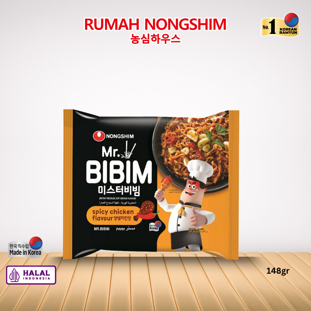 

[STOK TERAKHIR] Nongshim MR. BIBIM Spicy Chicken Noodle 148 gram