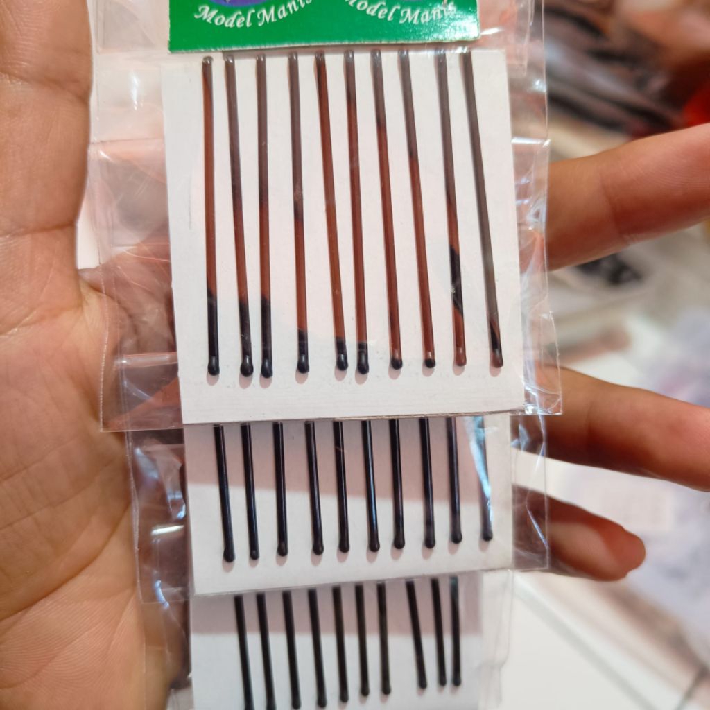bobi pin / jepit rambut kecil / jepit rambut hitam kecil / jepit lidi / jepit rambut hitam polos kec