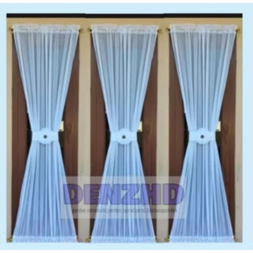 vitrase kupu-kupu vita bunga kupu-kupu minimalis modern gorden