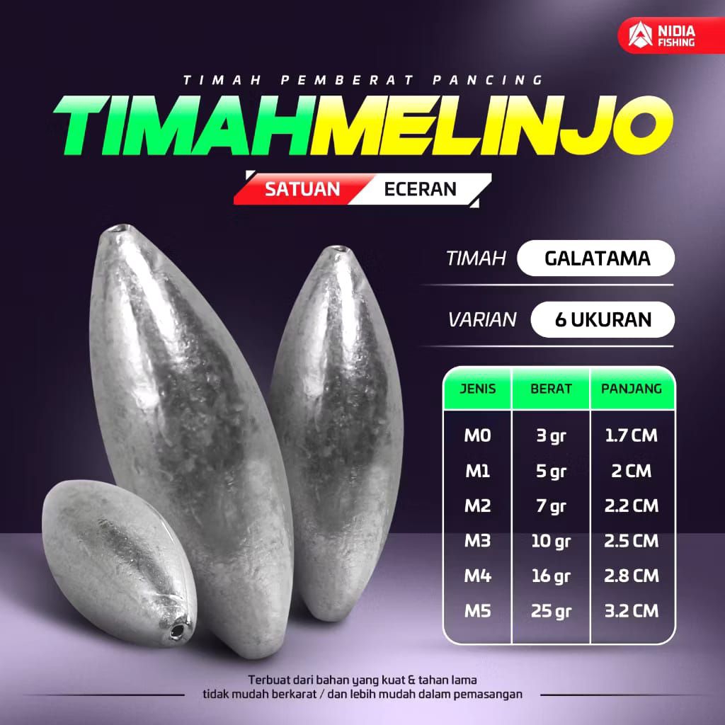 TIMAH MELINJO | TIMAH GALATAMA | UMPAN PANCING