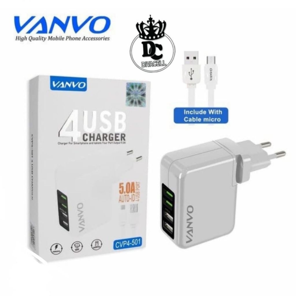CHARGER VANVO CVP4 usb