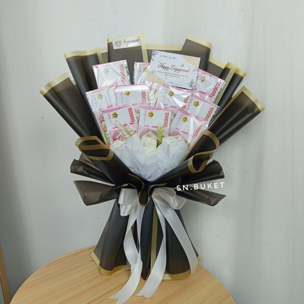 

Buket uang 10 lembar