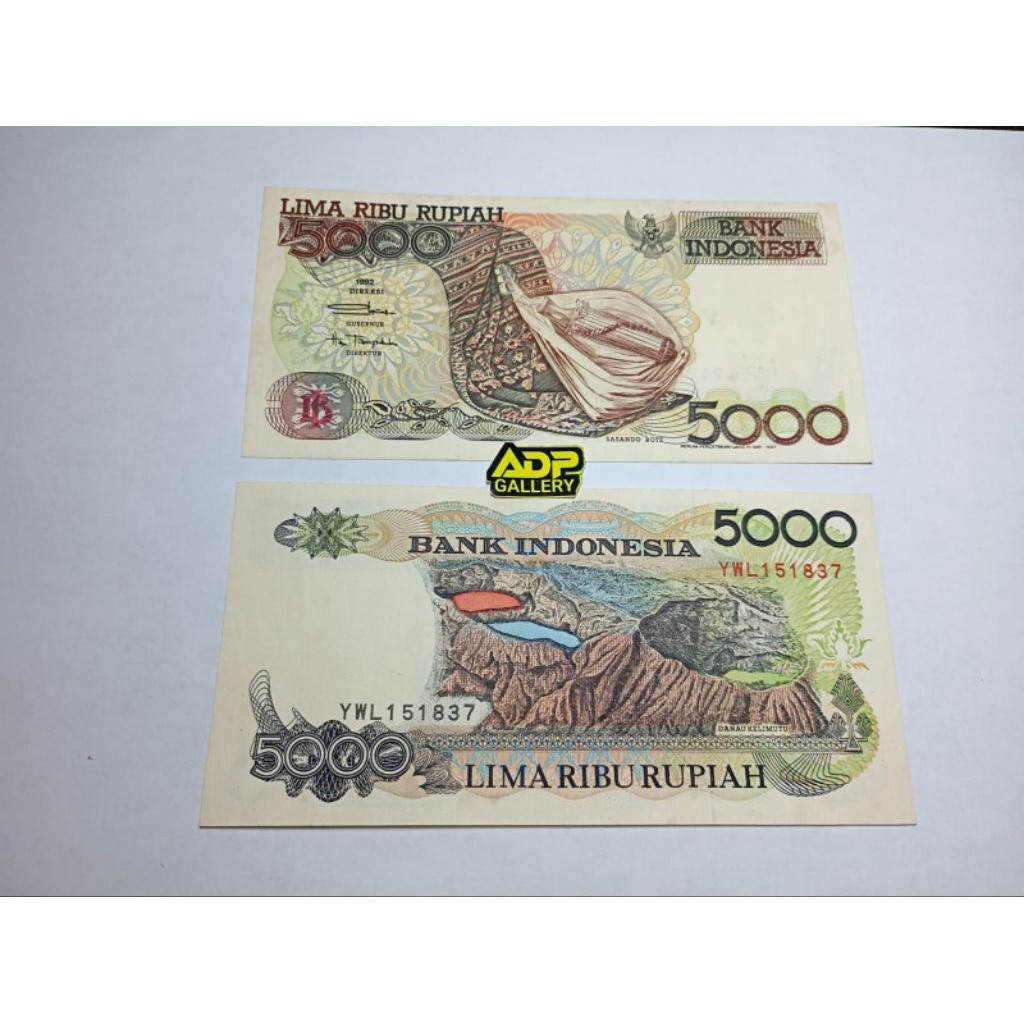 ADP uang kuno 5000 sasando tahun 90an edisi kolektor