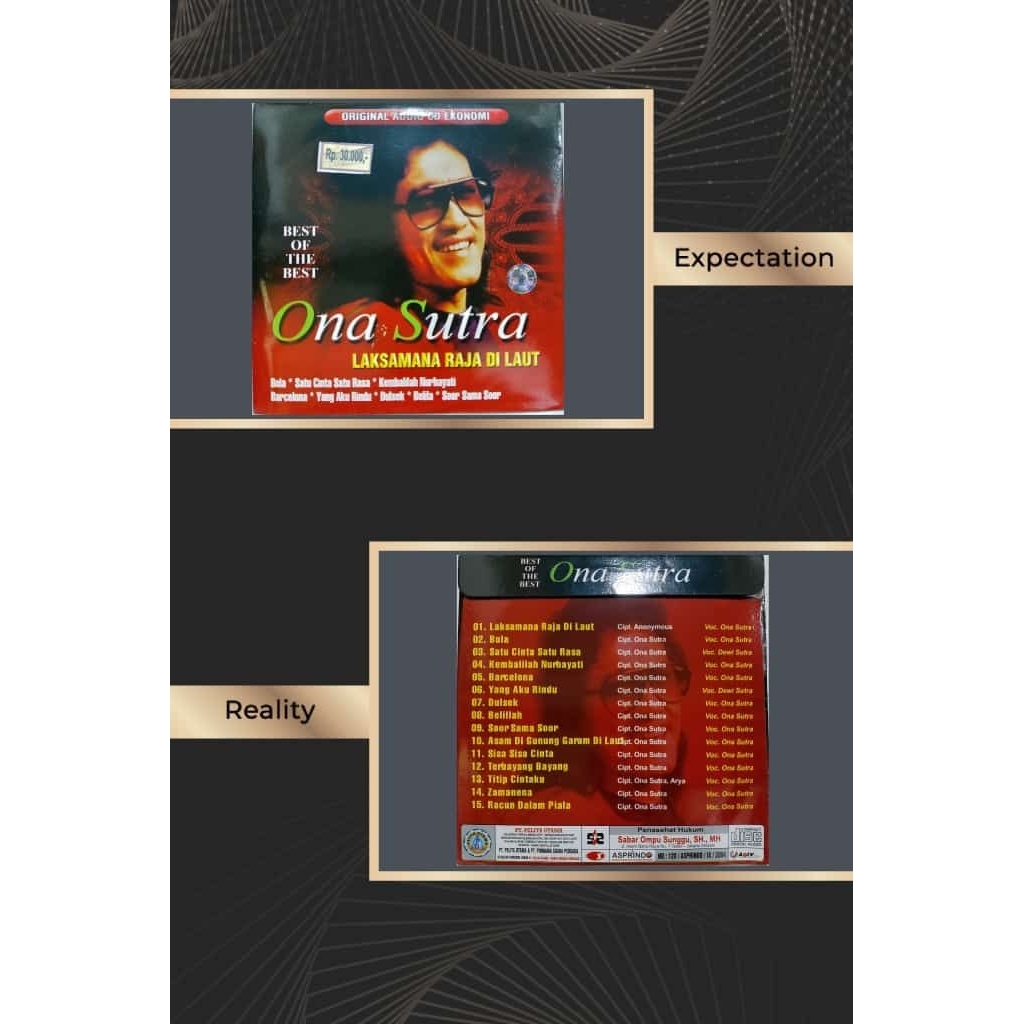 CD audio dangdut ona sutra