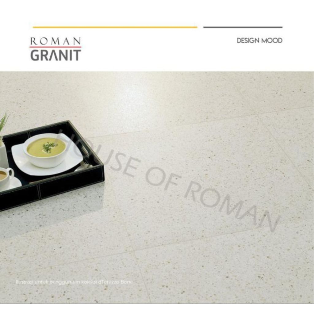 Roman Granit 60x60 GT602600R dTerazzo Bone Lantai Terrazo Antislip/ ROMAN GRANIT/ Granit Murah