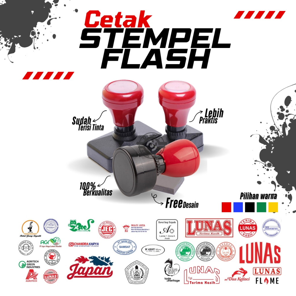 

CETAK STEMPEL CUSTOM OTOMATIS STEMPEL FLASH/ STEMPEL NAMA/ STEMPEL LUNAS/ NOTA/dll