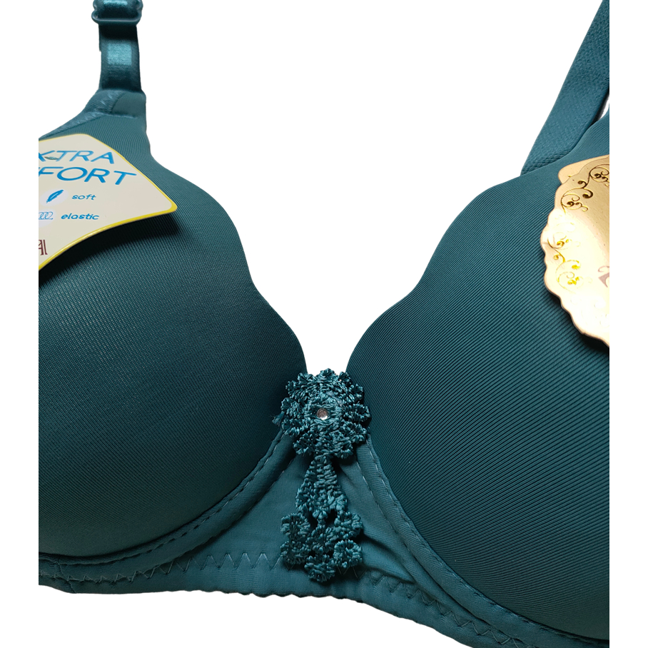 BH Tiana 3633 3635 Salur Size 34-40 tanpa Kawat Kait 2 Cup A Busa Sedang