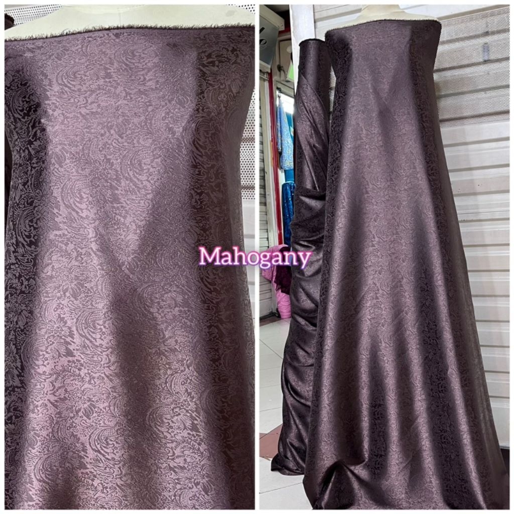 Promo COD Bahan kain jaguard Armany silk/kain jaguard Armany motif//kebaya wanita mewah