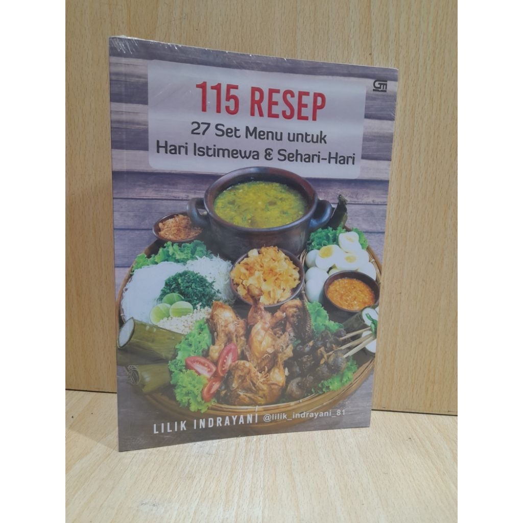 Buku resep & memasak (Cooking ) 115 RESEP 27 Set Menu  untuk Hari Istimewa & Sehari hari.