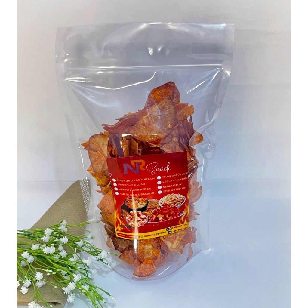 

SNACK CEMILAN KERIPIK SINGKONG RUJAK MANIS PEDAS