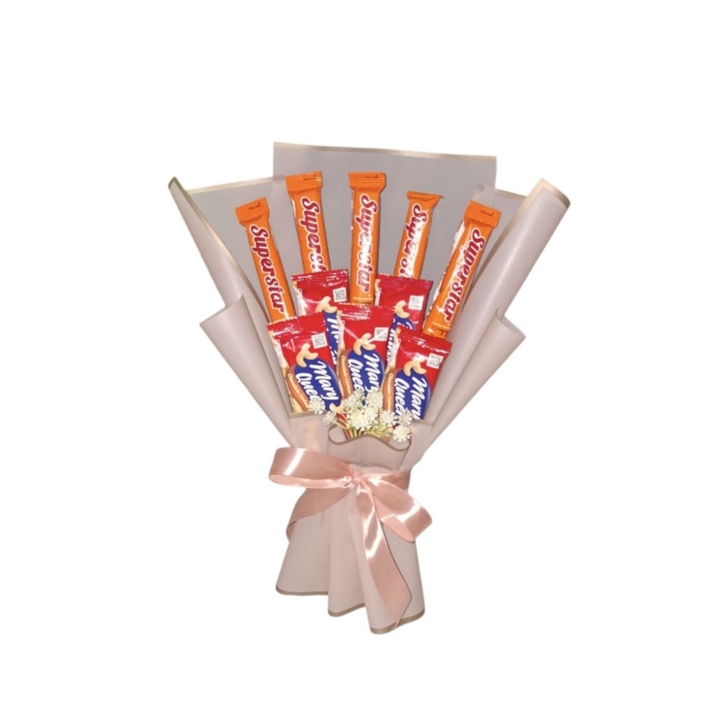 

buket makanan snack coklat