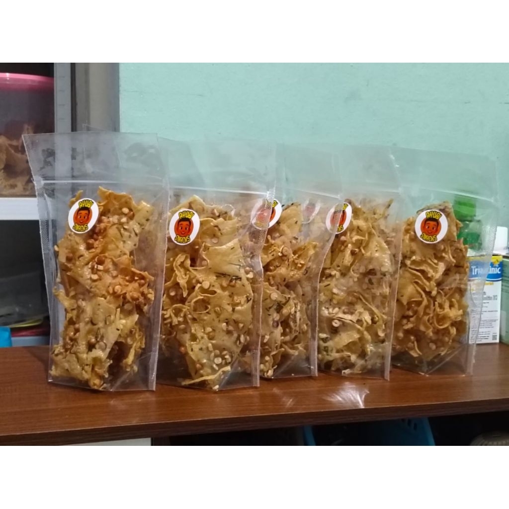 

AYUBI Snack - Rempeyek home made aneka varian kemasan 80gr