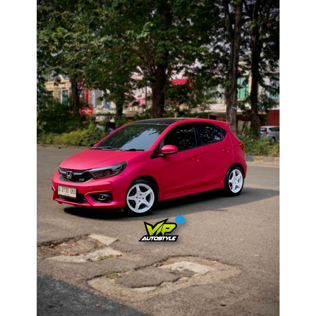 PAKET VELG MOBIL HONDA BRIO R16 MODIFIKASI PELEK BRIO, JAZZ, AGYA, CALYA RING 16 HSR PENTE