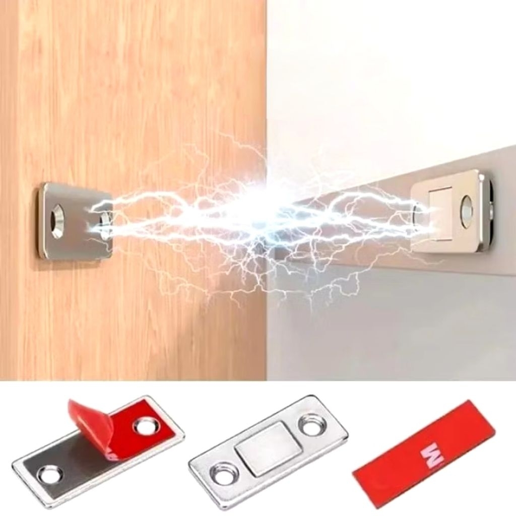 Penutup Pintu Lemari Magnet Siku Catches Magnet Pintu Lemari Geser Magnet