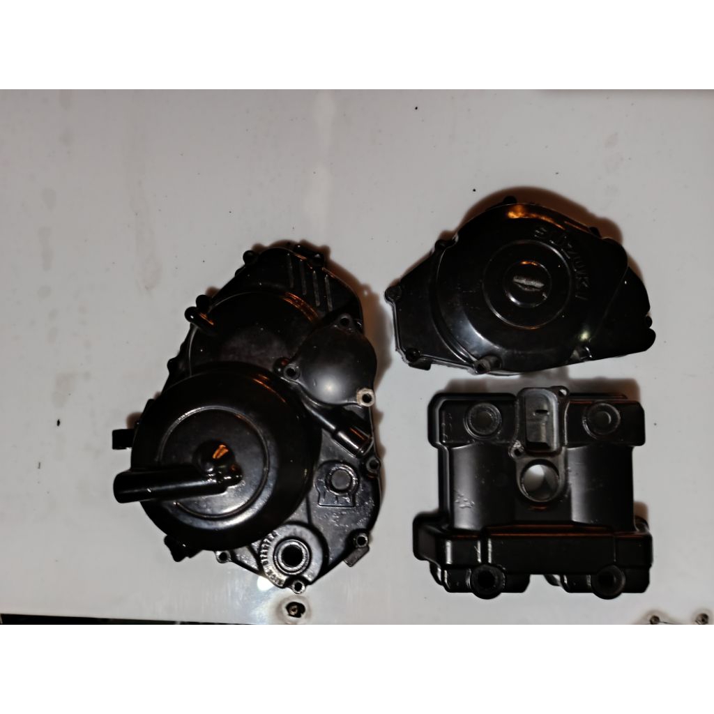 Block blok mesin satria fu repaint hitam original copotan