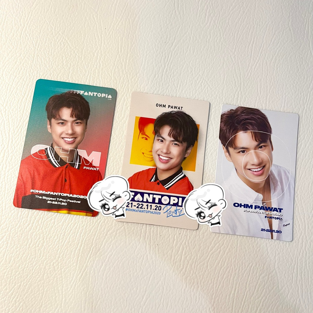 Ohm Pawat Fantopia Photocard Deck A B C