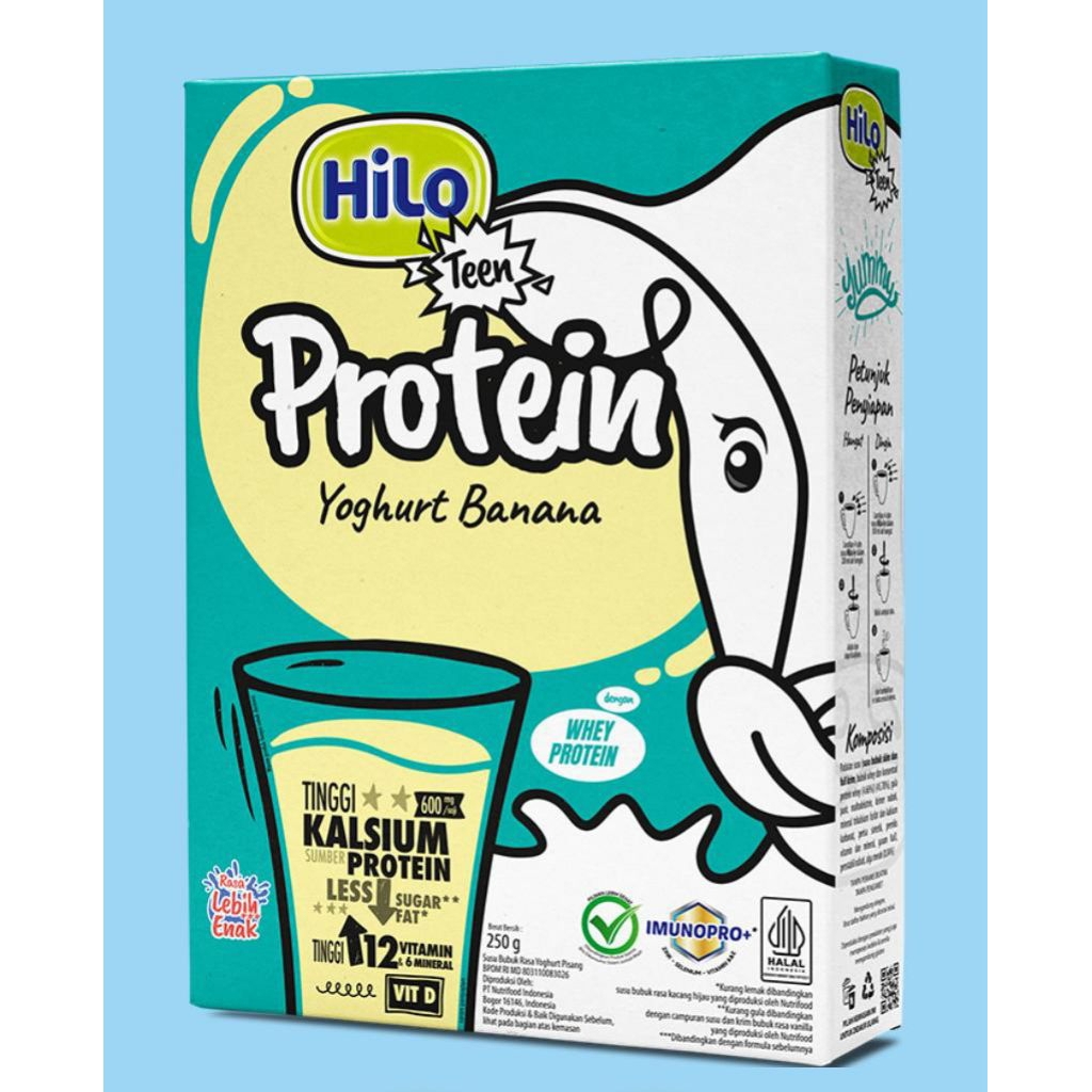 

HILO TEEN YOGHURT BANANA 250G