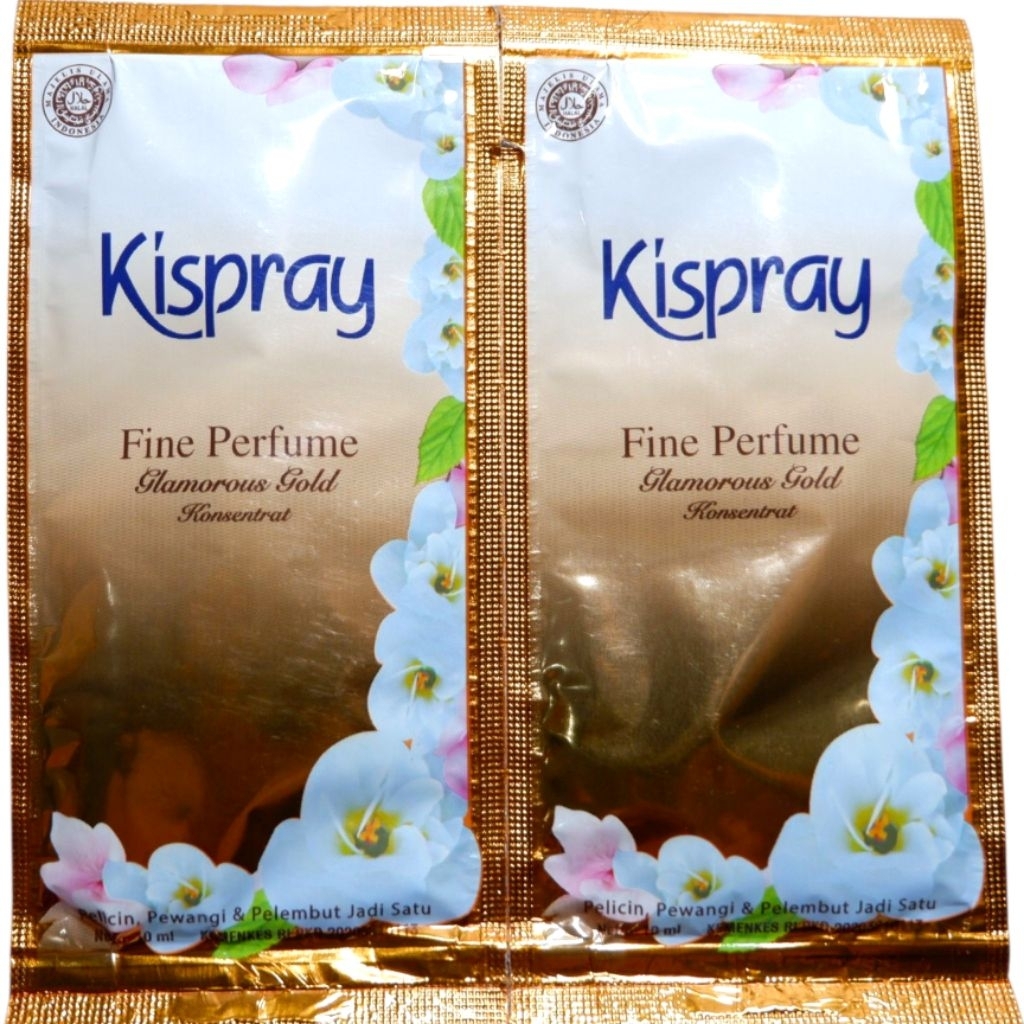 kispray sachet pelicin & pewangi pakaian 10ml 1 renceng isi 12pcs MURAH