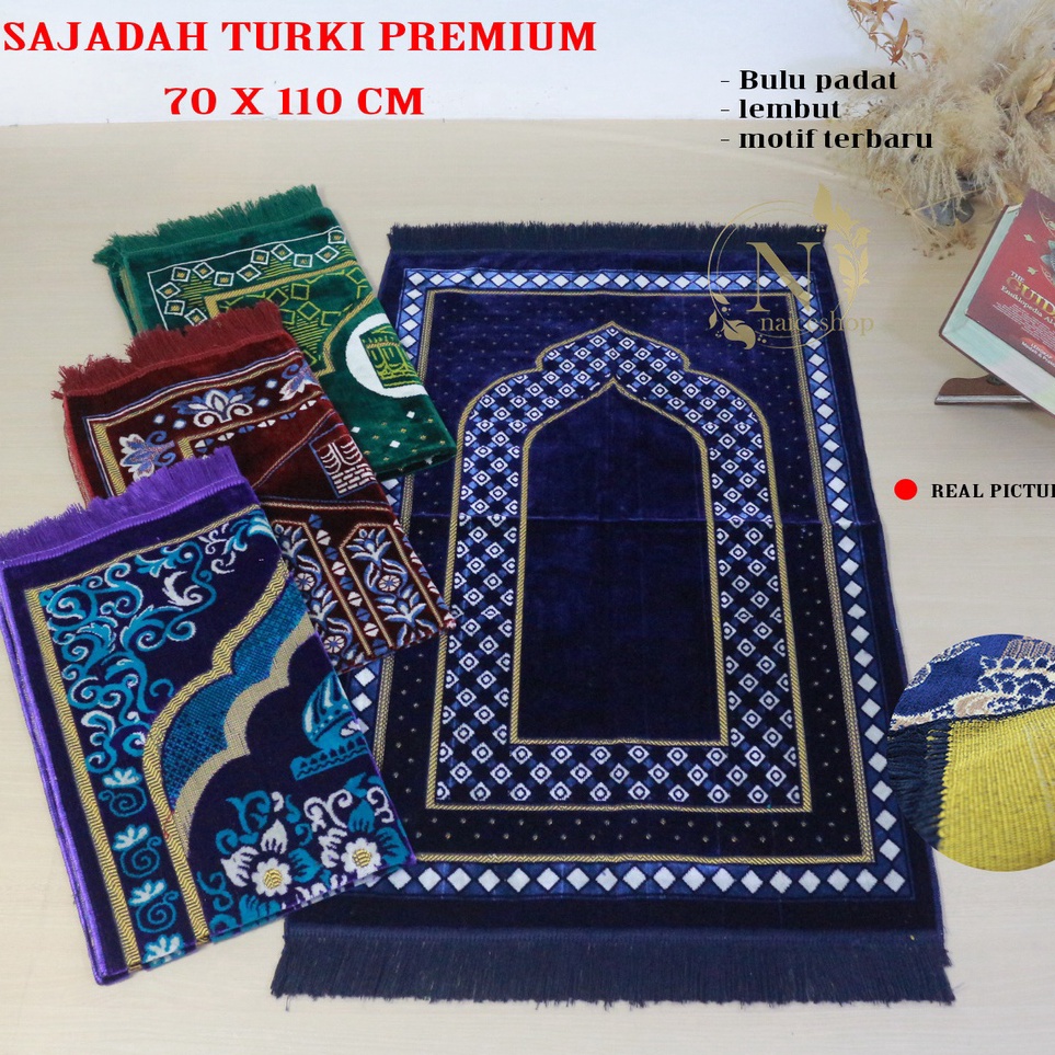 Sajadah Tebal Turki Bulu Premium Dijamin Halus