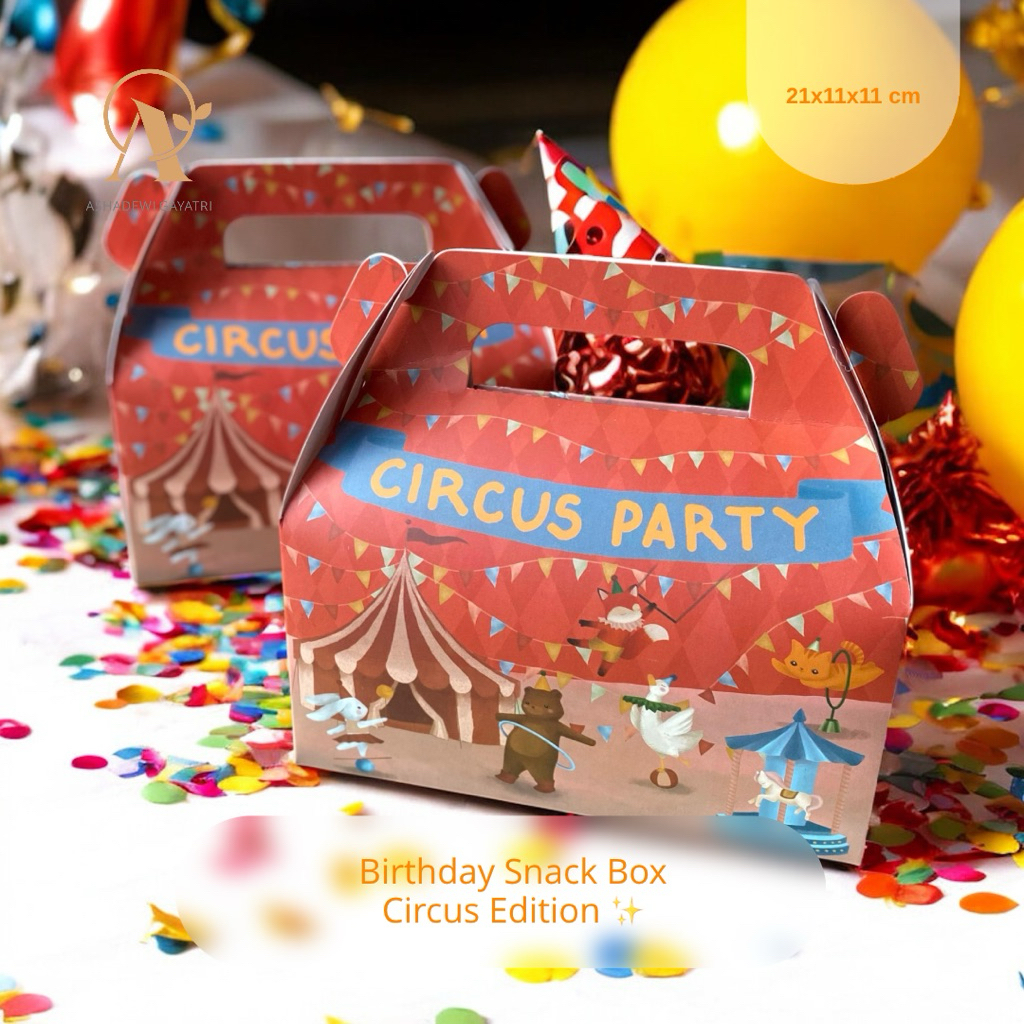 

Ashadewi Gayatri - Gable Box : 22x11x11 cm - Birthday box / hampers / box ulang tahun / box toples kue