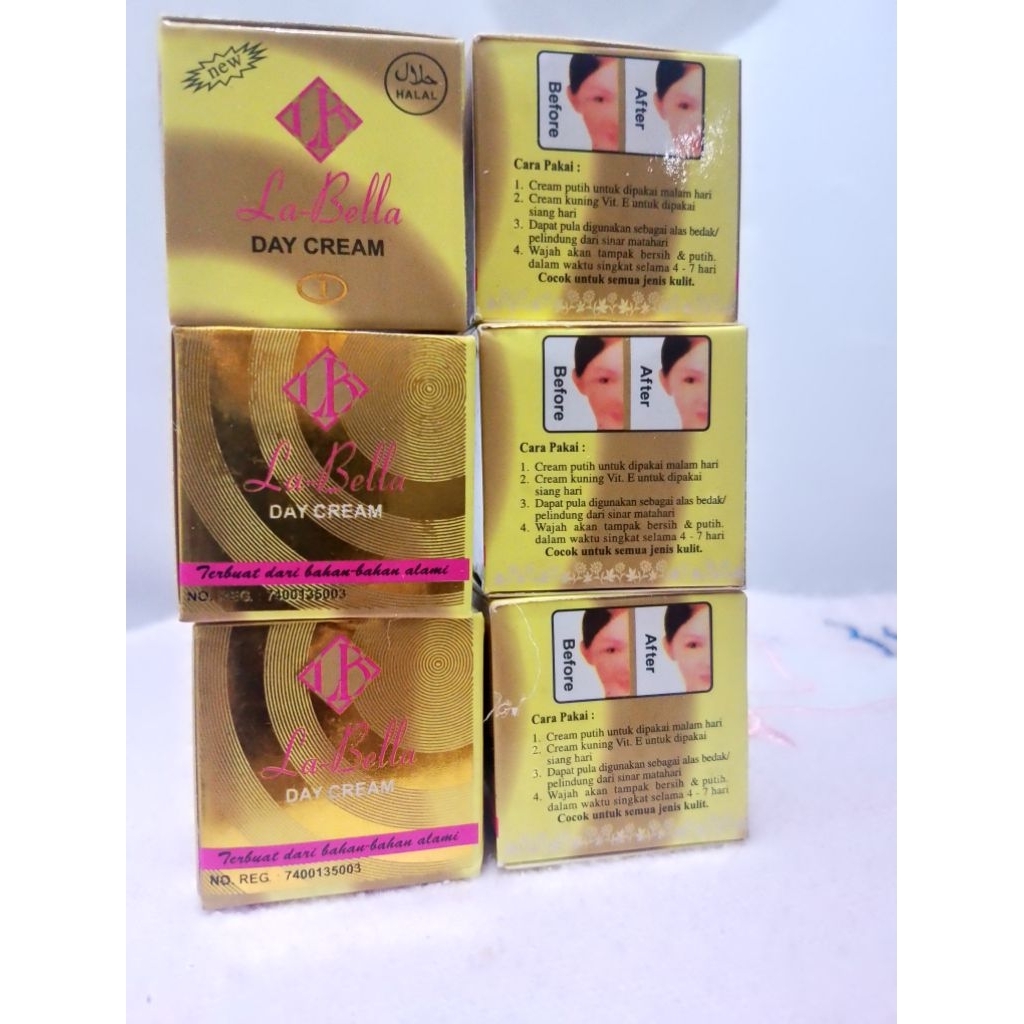 Labela Cream pemutih wajah siang malam ORIGINAL/Labella Cream glowing
