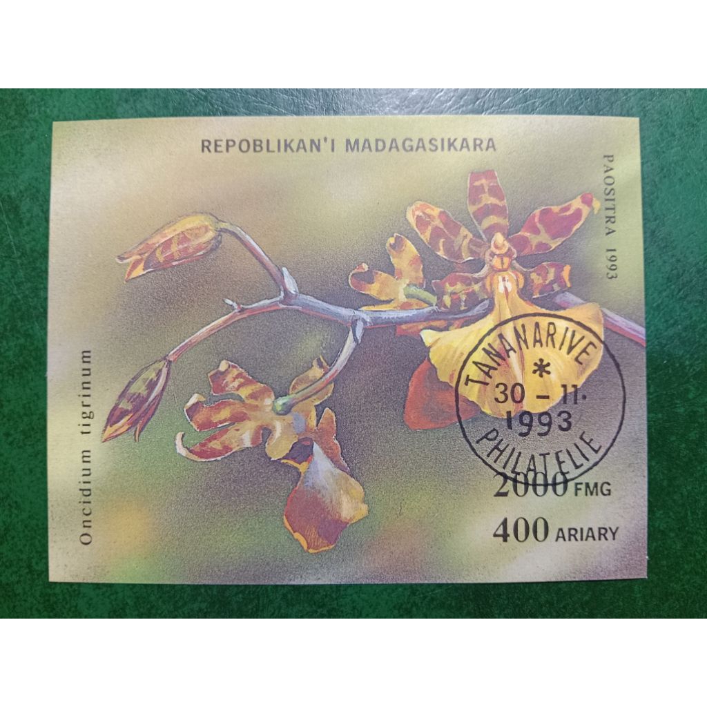 

Prangko Madagaskar Souvenir sheet ( SS) Tahun 1993 UN USED