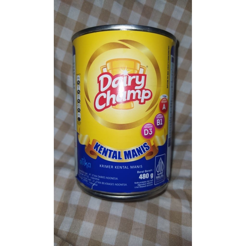 

Kental Manis Dairy Champ 480Gr Kaleng