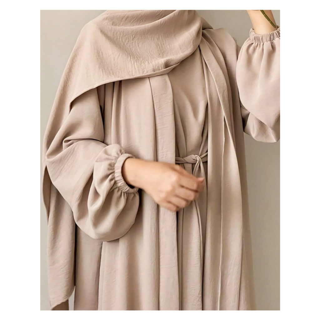 DISKON ABAYA REMAJA TURKI MODEL TERBARU LEBARAN SYAR I AIRFLOW GAMIS MUSLIM ANAK TANGGUNG OUTER