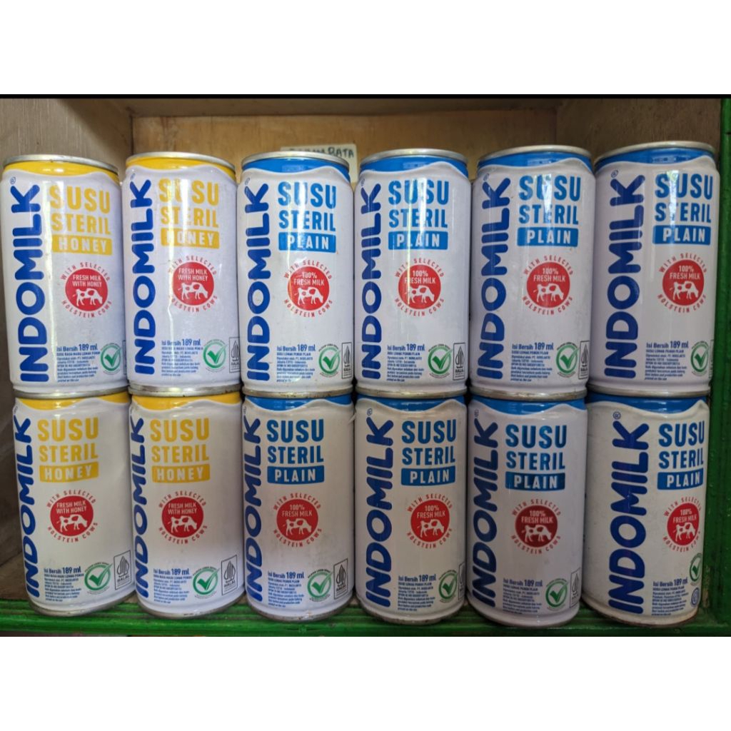 

indomilk steril 189ml 1 dus isi 24pcs