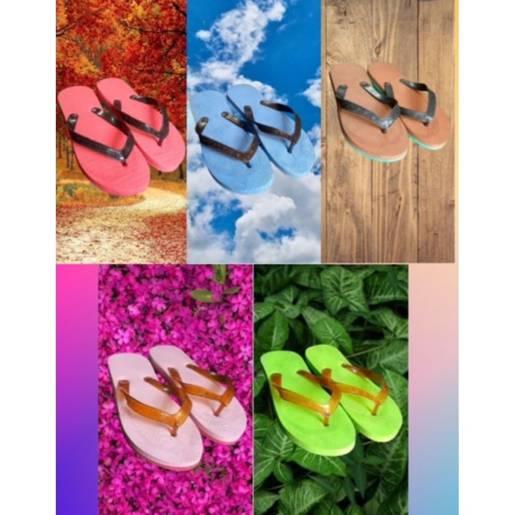 Sandal jepit polos pria wanita dan anak-anak