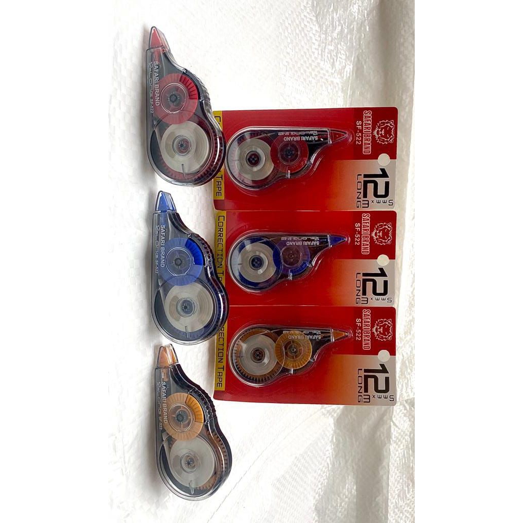 

TIPEX KERTAS CORRECTION TAPE SF522 12x5mm SAFARI(PCS)